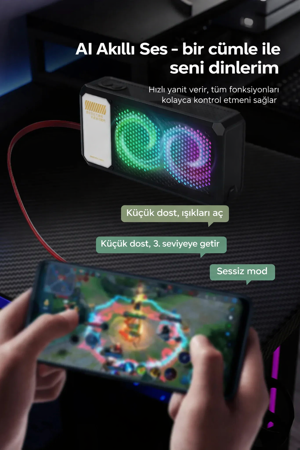 Yüksek Güçlü Sıvı Soğutmalı Radyatör Seti 78W - Tablet Telefon Soğutucusu Mobil Oyunlar