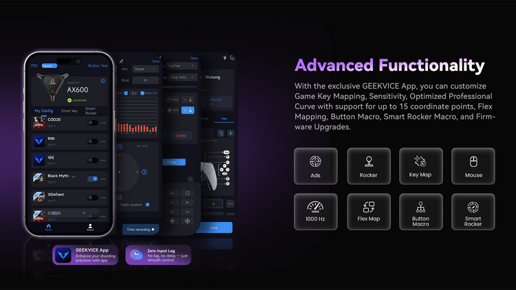Monster AX600 Setli PS5 Klavye Fare Konsol Dönüştürücüsü PS4 Xbox Series X/S NS/NS2 PC