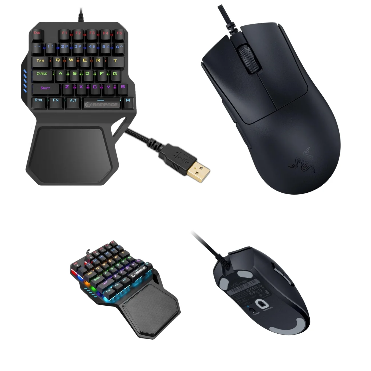 Ultra Konsol Oyuncularına Özel Klavye + Mouse (Özel Olarak Mouse Konsol için Kalibre Edilmiştir)